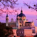 Almudena Cathedral Madrid sunset von Daniel van Delden Miniaturansicht