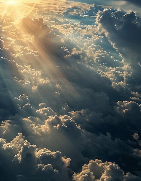 Über den Wolken von fernlichtsicht