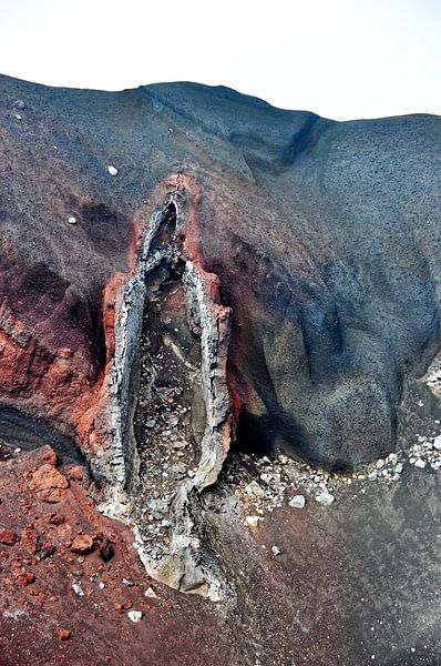 Der zerklüftete Berg von Tongariro von Frank Photos