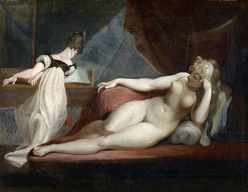 Henry Fuseli, Rustend naakt