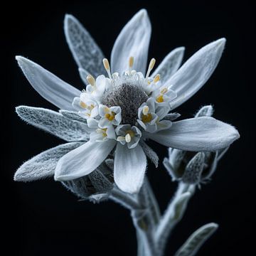 Edelweiss bloem portret van TheXclusive Art