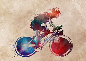 cyclisme vélo sport art #cycling #bike sur JBJart Justyna Jaszke