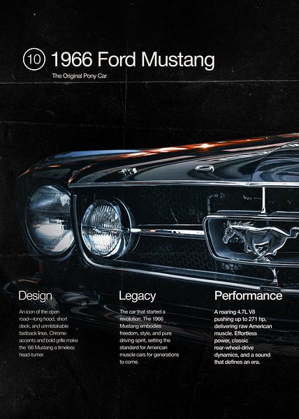 Klassischer Ford Mustang von Ali Firdaus