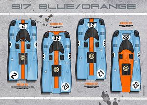 917 Blue-Orange Design