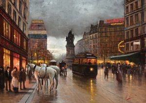 Fausto Giusto, Place de Clichy in Paris
