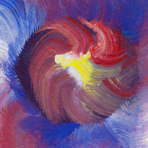 EH PAINTING ART 1996** #0477 Opening-flowerbud Liveliness by Willem Hartgers