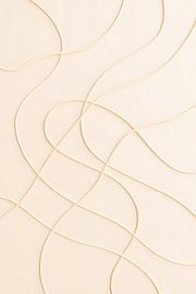 Modern Playful lines in modern relief in Sand colours by STUDIO ARTSY
