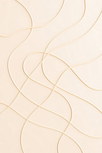 Modern Verspielte Linien in modernem Relief in Sandfarben