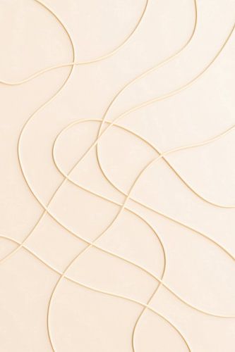 Modern Verspielte Linien in modernem Relief in Sandfarben