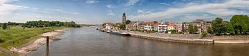 Panorama of the skyline in Deventer, The Netherlands