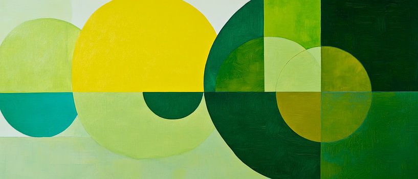 Colourful harmony - the geometry of nature by Poster Art Shop