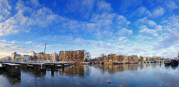 Amstel locks panorama by Dennis van de Water