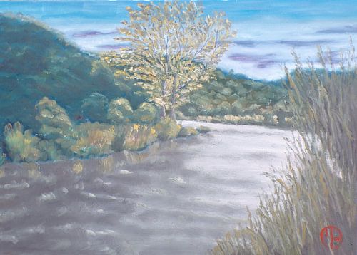 Der Baum von Walporzheim an der Ahr von Matthias Bertram