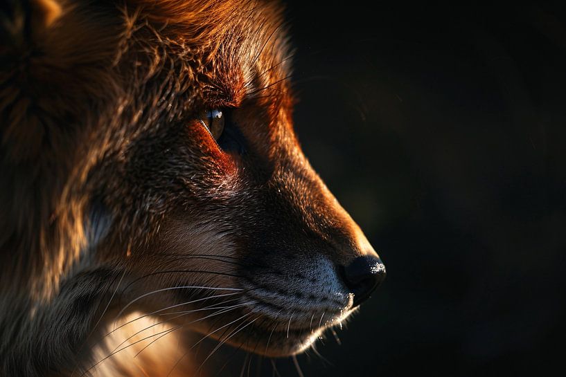 Le regard d'un renard timide par Art & Soul Creations
