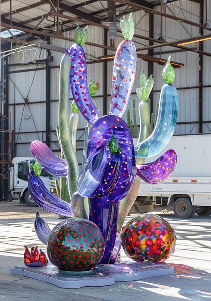 Sculpture de cactus 1 par studio snik.