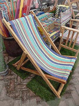 Portrait d'une chaise longue