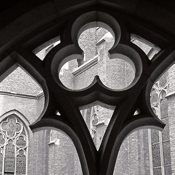 Black &amp; White ornament by Irene Polak