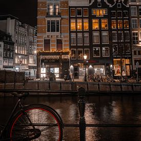 Canal houses in the night! von Rolf Heuvel