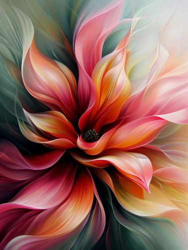 Flower abstract by Bert Nijholt