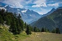 Mountain landscape French Alps