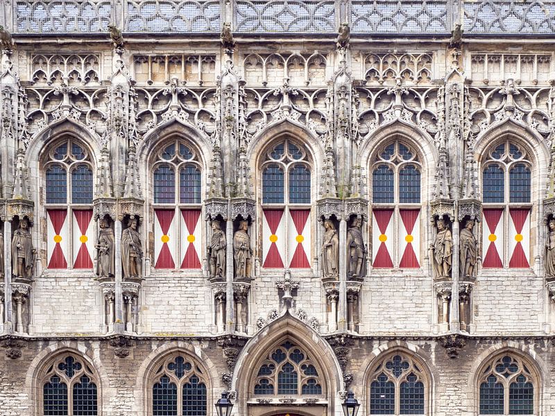 Architecture of the Town Hall of Middelburg, Zeeland by Evelien Oerlemans