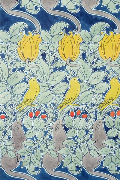 Charles Francis Annesley Voysey,Let Us Prey wallpaper by finemasterpiece