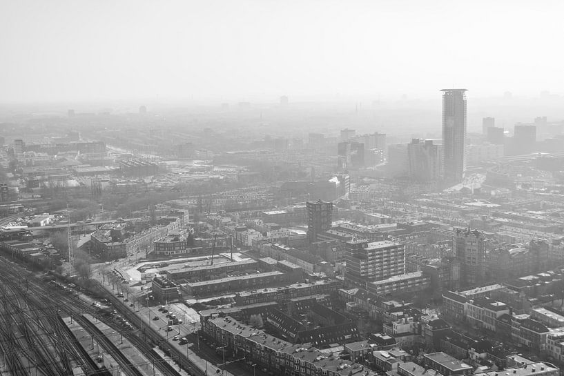 Den Haag vanaf 140m hoogte. van Renzo Gerritsen