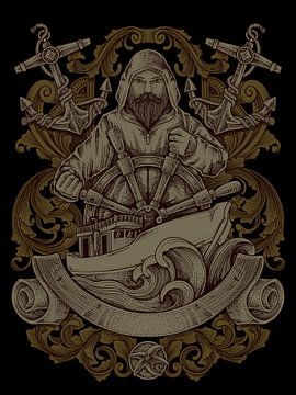 Zeekapitein van Youth Artwork Agus Ariyanto