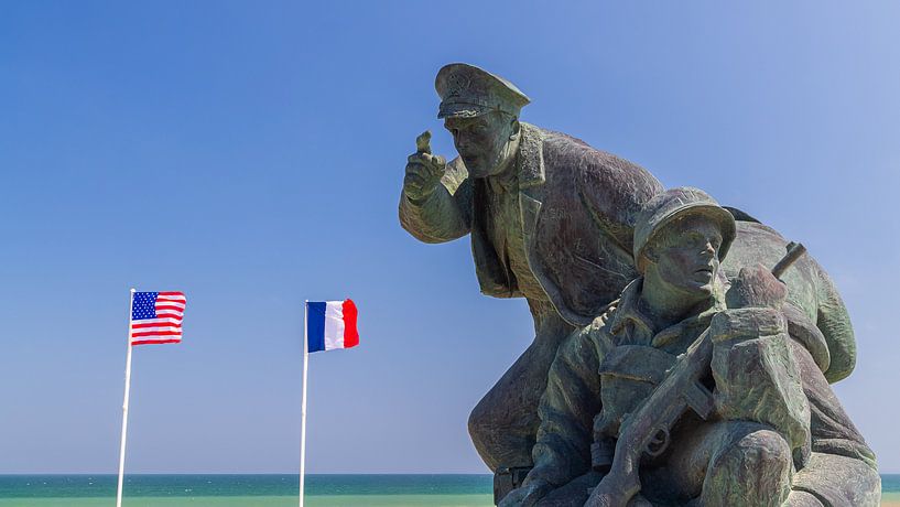 Monument on Utah Beach, Normandy, France by Henk Meijer Photography