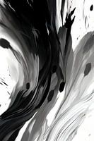 Abstract Picture in Black and White