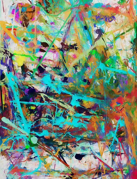 Pollock wink by Angel Estevez