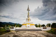 Temple in Khao lacquer Thailand by Lindy Schenk-Smit thumbnail