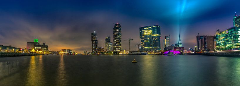 Rotterdam Panorama Rijnhaven Ansicht von Michael van der Burg