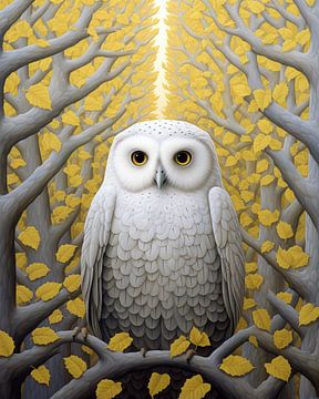 Mystieke vlucht: De betoverde reis van de witte uil