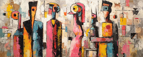 Colourful Crew by ARTEO Paintings