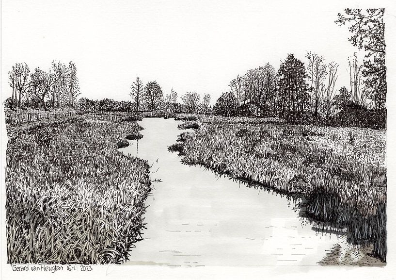 mood drawing by Gerard van Heugten