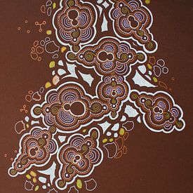 fractal studies in chocolate brown  by E11en  den Hollander