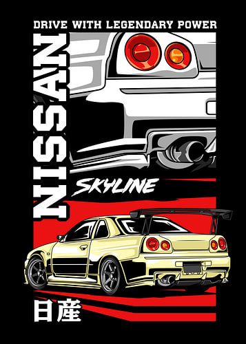 Nissan Skyline GTR R34 JDM Auto