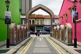 Green & pink entrance by Frank's Awesome Travels