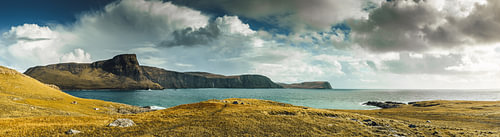 Panorama Cliffs in Schotland. Isle of Skye Idylle en rust
