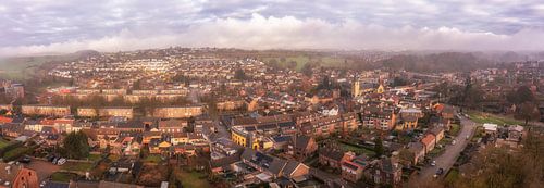 Drone panorama van Simpelveld in Zuid-Limburg