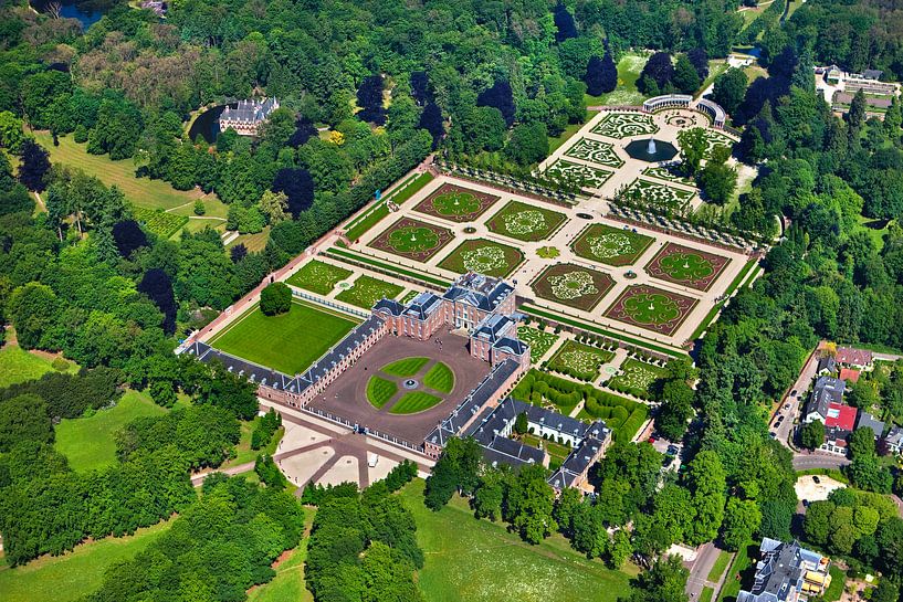 Photo aérienne du palais Het Loo près d'Apeldoorn par Frans Lemmens