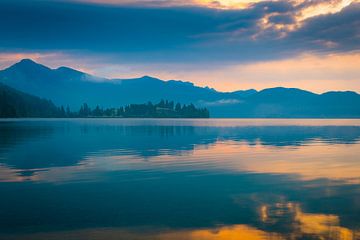 Morning at the Walchensee by Martin Wasilewski