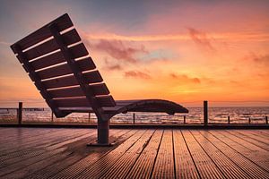 Lever de soleil sur la mer Baltique sur Dorfworker