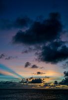 Kleurrijke zonsondergang op Bonaire