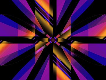 Abstrakt 3333   Symmetrie von Claudia Gründler