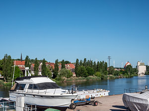 Skyline von Alsleben an der Saale