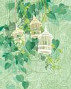 Dreifaltigkeit in grün von Ingrid Joustra Miniaturansicht