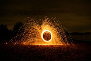 Lightpainting, staalwolfotografie
