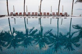 Palmen gespiegelt von Jolanda van Eek en Ron de Jong